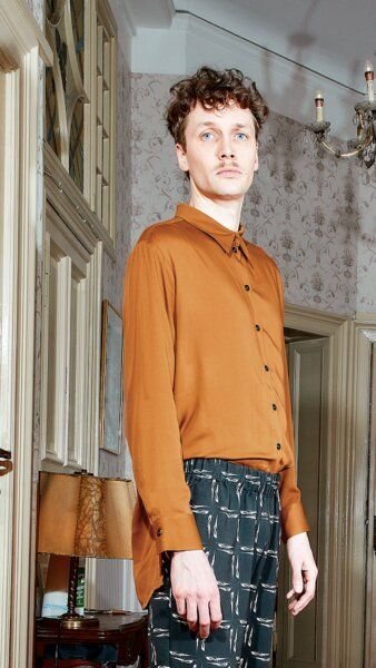 Sophia Schneider-Esleben Unisex Shirt Lui - Unisex Hemd Damenhemd und Herrenhemd aus Bambus Viscose