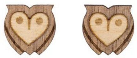 BeWooden Holzohrringe Wise Owl – handgefertigter, nachhaltiger Schmuck mit Eulenmotiv
