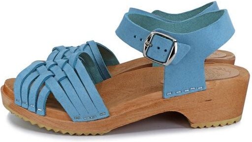 VAR - schwedische Holz Clogs Sandale von me&myclogs - low heel