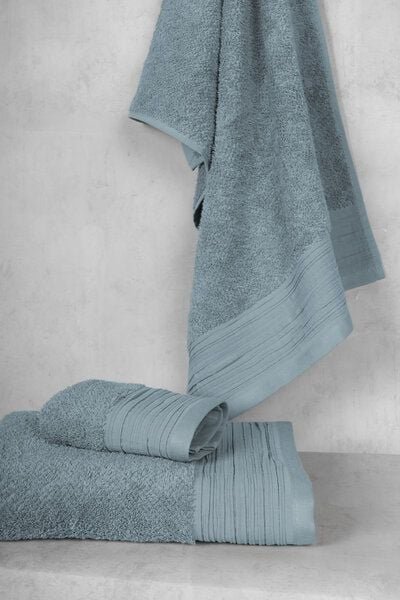 jilda-tex 2er Set Premium Duschtuch Handtuch Gästetuch 100% Bio-Baumwolle