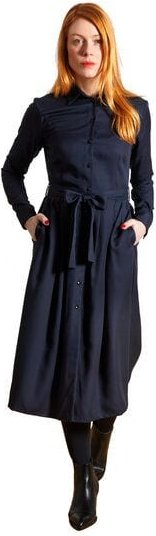 Sophia Schneider-Esleben Dress Marie, Navy - Damenkleid aus Tencel