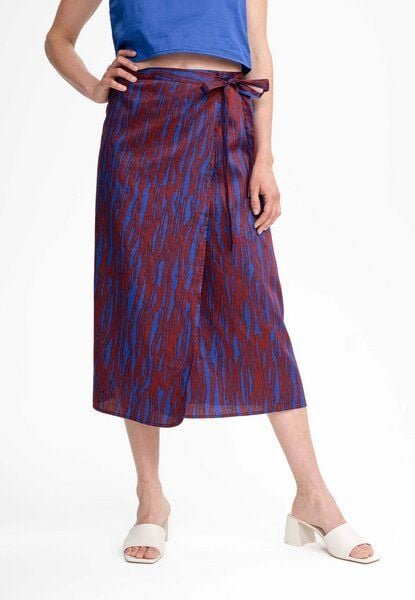 Midi Wickelrock RUCHIKA | von MELA | Fairtrade & GOTS zertifiziert