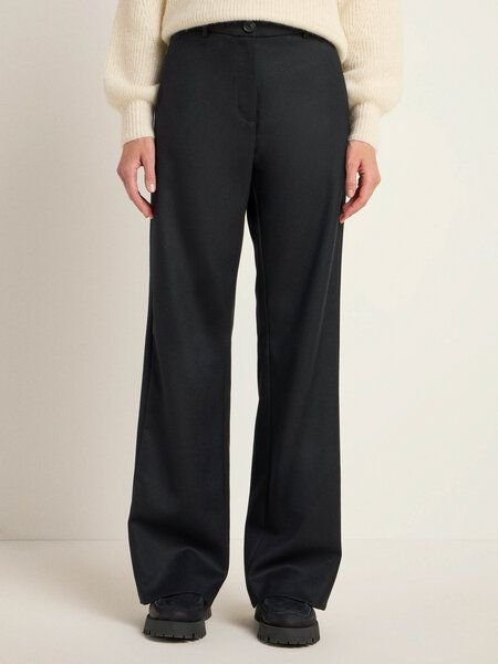 LANIUS Marlenehose aus reiner Bio-Schurwolle