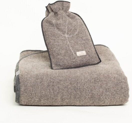 nahtur-design Lodendecke + Ökowärmflasche im Set