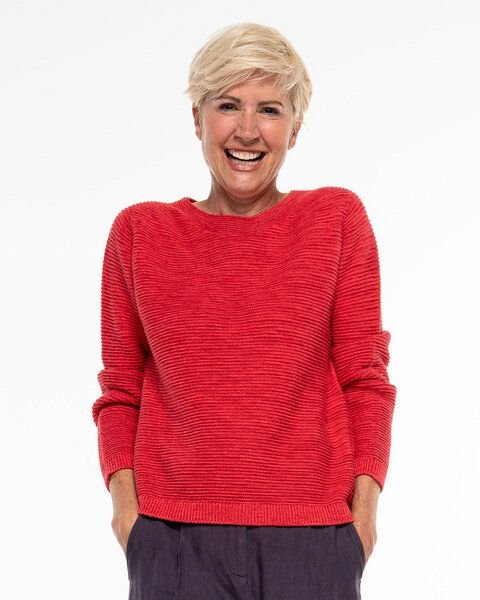 Alma & Lovis Leichter Strickpullover aus Organic Cotton | Seamless Knit Sweater