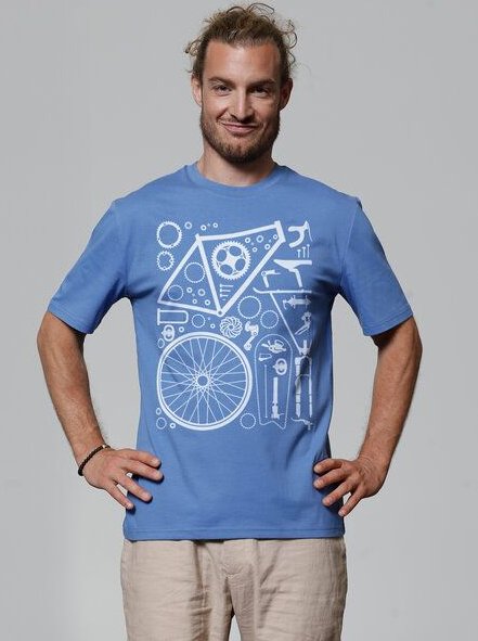 watapparel T-Shirt Unisex Fahrradteile
