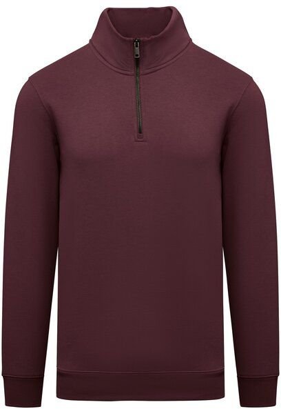 Greenspired Umweltfreundliches Sweatshirt mit Zip und Stehkragen 300g/m² XS-3XL