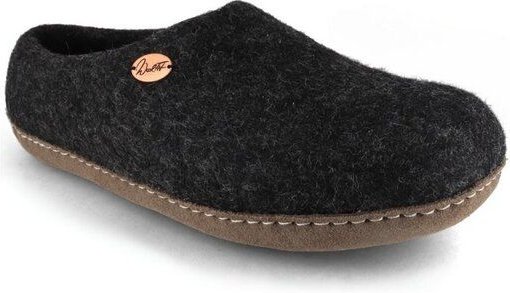 WoolFit Barfuß-Hausschuhe „Footprint“ hand-gefilzt, extra weich & flexibel