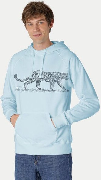 Peaces.bio - handbedruckte Biomode Bio-Herren-Kapuzensweater Leopard