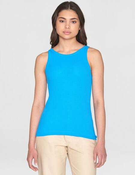 KnowledgeCotton Apparel Tanktop gerippt - Racer rib top - aus Bio-Baumwolle