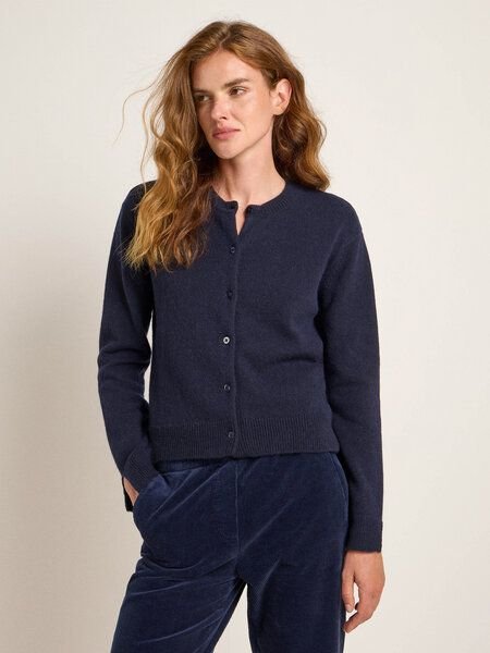 LANIUS Boxy Strickjacke aus Bio-Schurwolle und Bio-Baumwolle