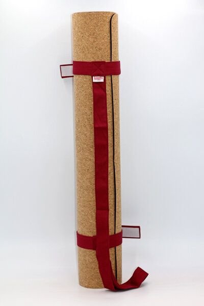 BAGHI Yogamatte Kork 183x65cm mit Tragegurt