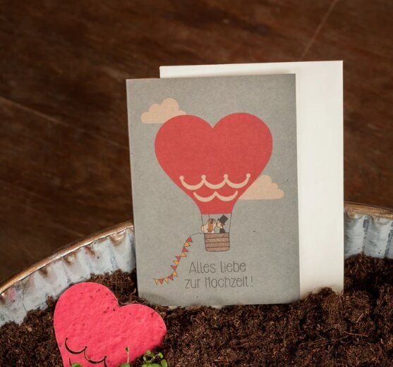 Die Stadtgärtner Grusskarten mit Blumensamen