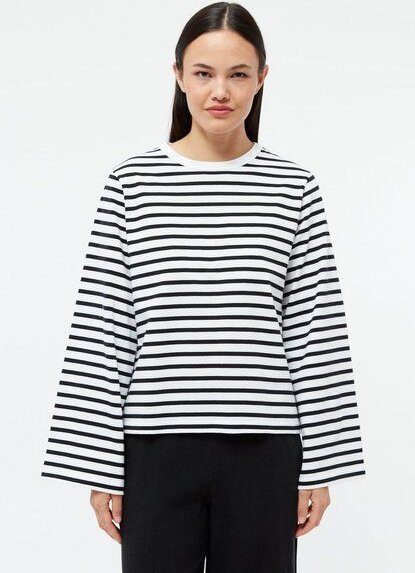 Givn Berlin Gestreiftes Langarmshirt GBLACEY aus Bio-Baumwolle