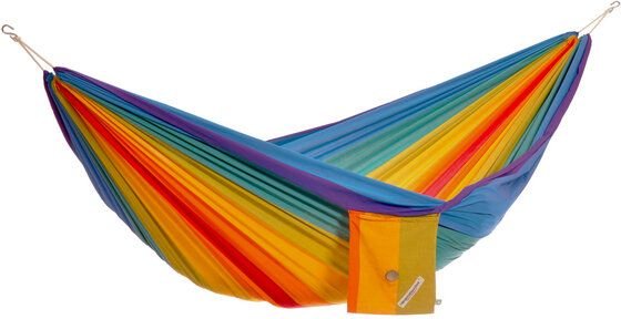 HängemattenGlück Familien-Reisehängematte CAMINO L aus Bio-Baumwolle