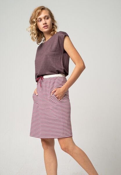 Alma & Lovis Jersey-Rock aus 100% Bio-Baumwolle | Breton Skirt