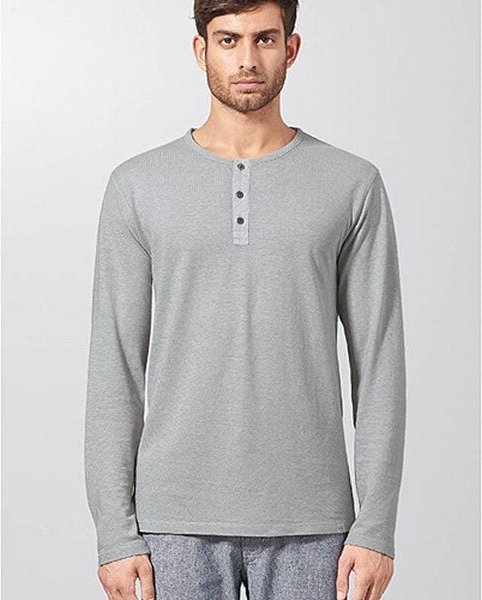HempAge Herren Langarm-Shirt Hanf/Bio Baumwolle