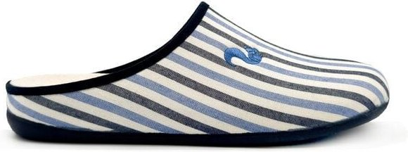 Thumbnail - Veganer "thies 1856 ® Eco Pyjama Slipper" aus rec. Baumwolle