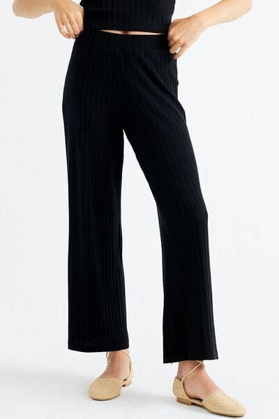 Thumbnail - thinking mu Tencel Strickhose mit Rippstruktur - Trash Dalia