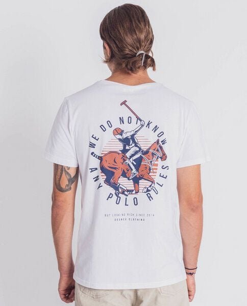 Degree Clothing Shirt | Polo rules | weiß