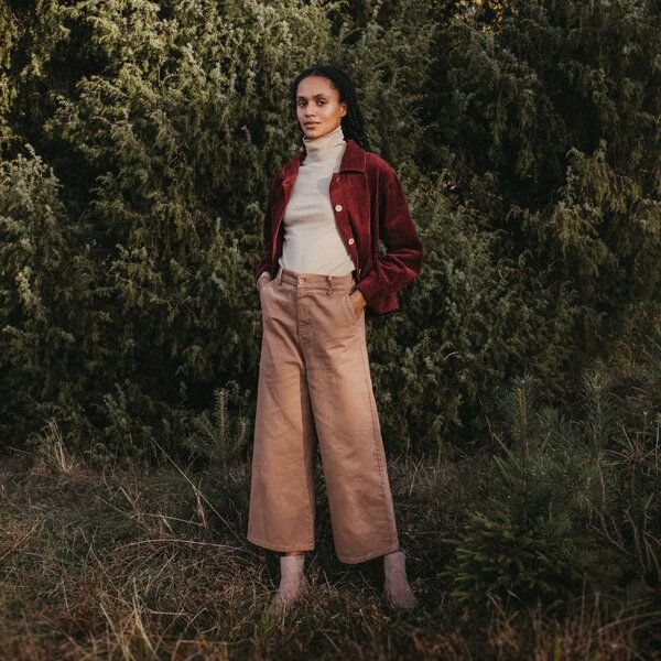 NORDLICHT Damen Hose LYKKE aus fester Bio-Baumwolle