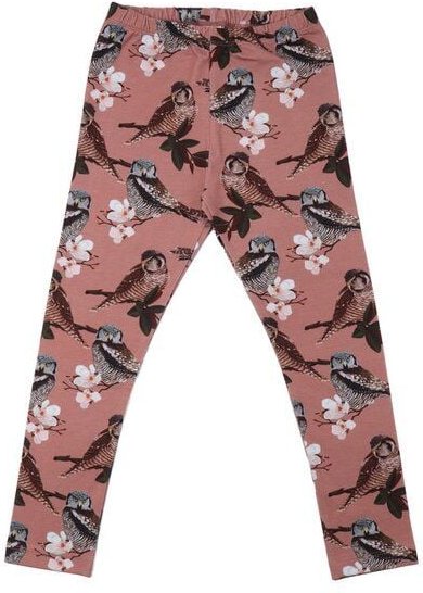 Leggings Bio-Baumwolle Pink - Walkiddy Owl Friends, Komfort & Nachhaltigkeit, GOTS-zertifiziert, Allergikerfreundlich, U...