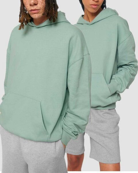 YTWOO Oversized Unisex Hoodie mit Kängurutasche, Dry, nachhaltig, Bio-Baumwolle