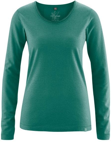 Thumbnail - HempAge Damen Langarm-Shirt Lene Hanf/Bio-Baumwolle