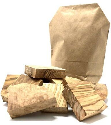 Olivenholz erleben BBQ-Chunks oder Chips zum Smoken (1 kg) aus Olivenholz