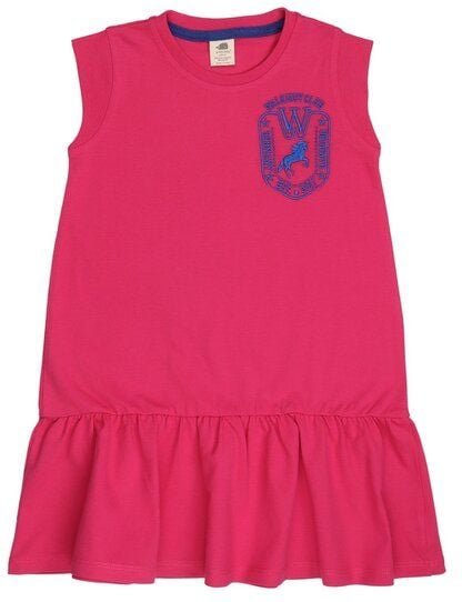 Kleinkinder Kleid „Cabaret“ in Pink aus Bio-Baumwolle – Walkiddy