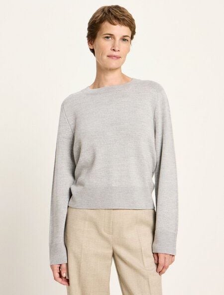 Thumbnail - LANIUS Cropped Pullover (GOTS) aus Bio-Schurwolle