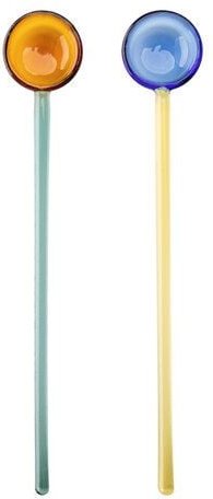 TRANQUILLO Löffelset RAINBOW 2er Set Borosilikatglas (GLA001, GLA021)