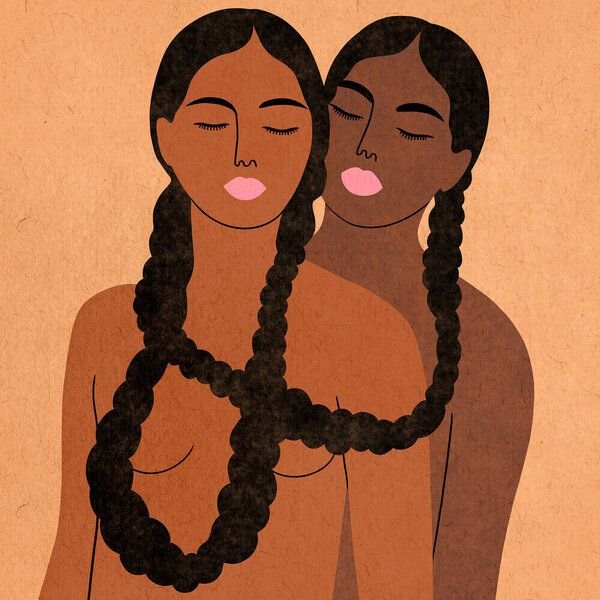 Photocircle Wandbild / Poster / Leinwand - Sisters