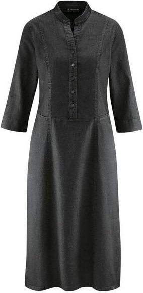 HempAge Modernes Hemdblusenkleid Hanf/Biobaumwolle