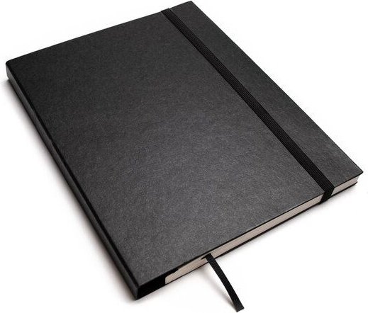 tyyp Nachhaltiges Design-Notizbuch A5 aus 100 % Recyclingpapier „Schweizer Broschur“