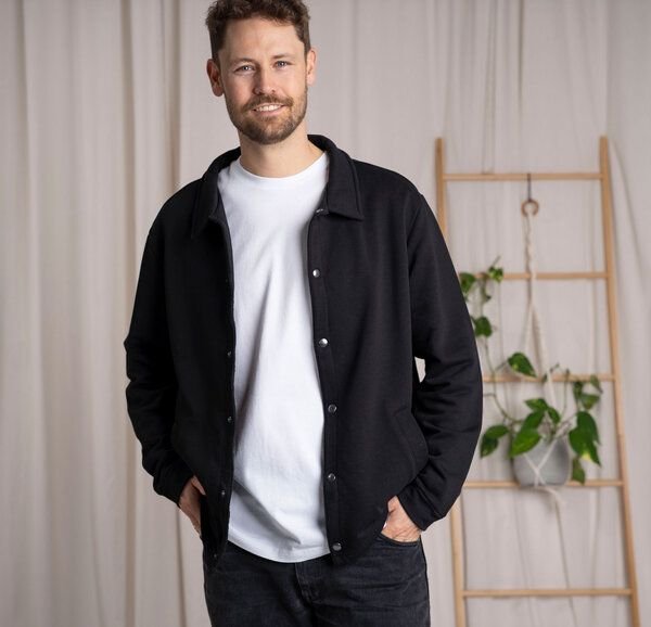 Vresh Clothing Ralv - Sweatjacke aus Biobaumwolle