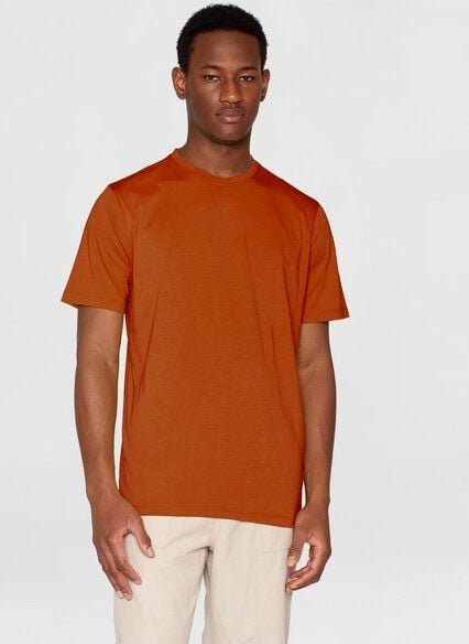 Thumbnail - KnowledgeCotton Apparel Basic T-Shirt O-Neck aus Bio-Baumwolle