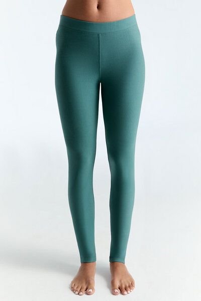 Leela Cotton Damen Winter Leggings Bio Baumwolle mit Elasthan