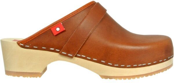 Klox Original Clog - handgemachter Holzclog mit pflanzlich gegerbtem Leder