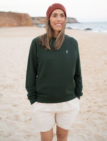 FUXBAU Frauen Leinenshorts