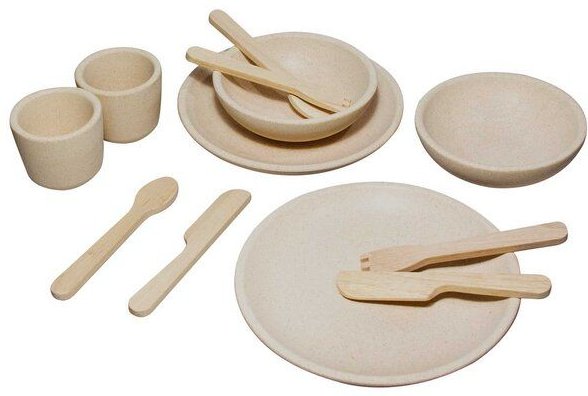 Thumbnail - Plantoys Kindergeschirr Set aus Holz