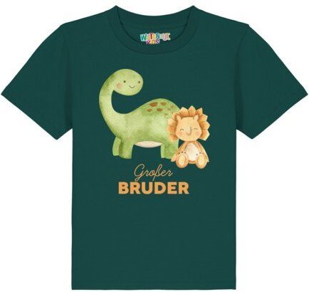 watabout.kids T-Shirt Kinder Dinosaurier 06 Großer Bruder