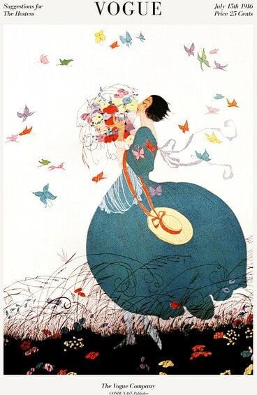 Photocircle Poster / Leinwandbild - Vintage Vogue