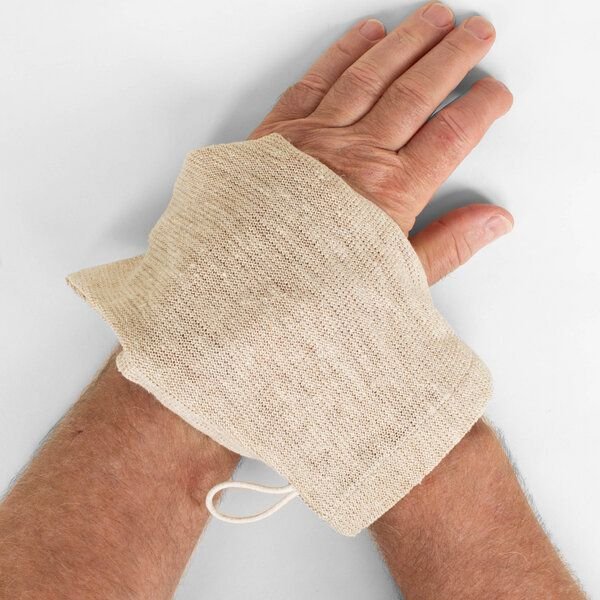 nahtur-design Peelinghandschuh | 100% Hanf