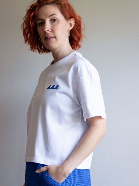 Ecostories Damen T-Shirt – Mach ne Welle