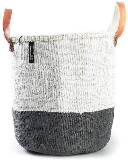 KIONDO Körbe M - 3in1 Sisal Tragetasche, Aufbewahrungs- & Pflanzkorb - Mifuko