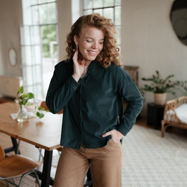 NORDLICHT Cord Hemd Bluse aus Bio-Baumwolle SIRI