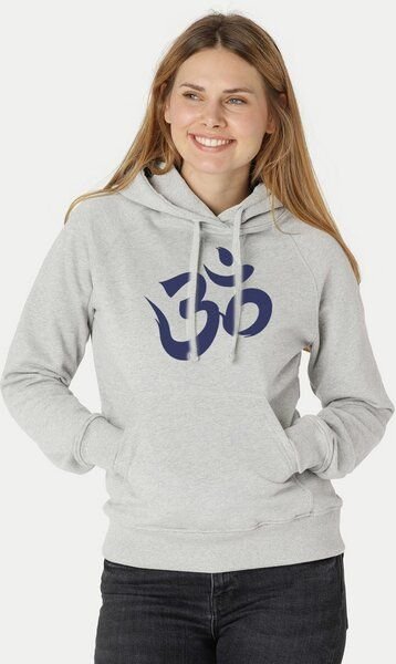 Peaces.bio - handbedruckte Biomode Bio-Damen-Kapuzensweater Om