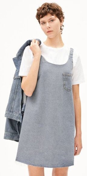 ARMEDANGELS NAAVA Damen Jeanskleid aus Bio-Baumwoll Mix