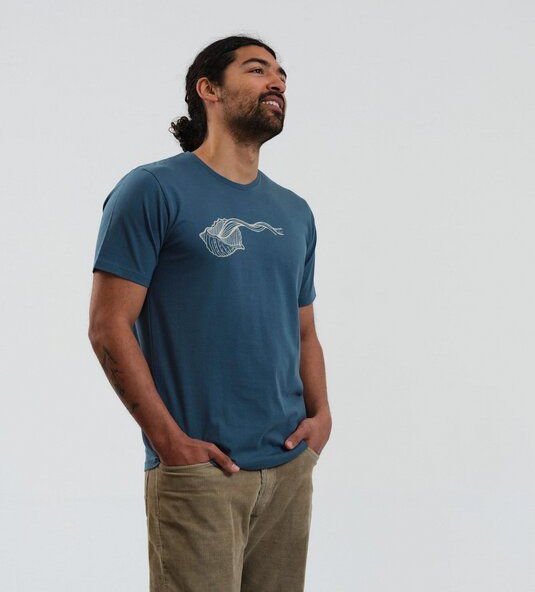 GARY MASH T-Shirt Muschel aus Biobaumwolle